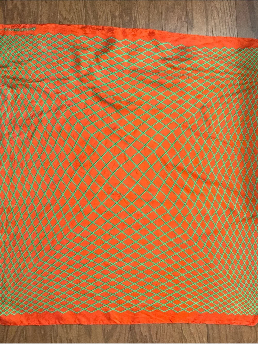 Rare vintage ..ANUSZKIEWICZ..large silk scarf